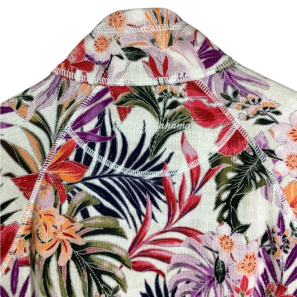 Tommy Bahama Women’s Floral Zip-Front Jacket - Picture 5 of 7